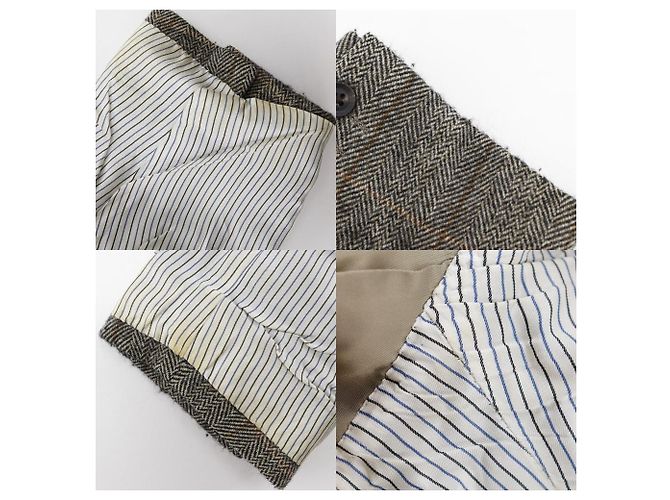 Chaqueta entallada de lana y cachemira Burberry Castaño - vista 16