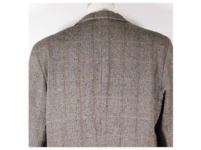 Chaqueta entallada de lana y cachemira Burberry Castaño - vista 4