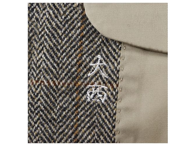 Chaqueta entallada de lana y cachemira Burberry Castaño - vista 5