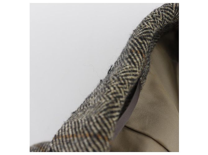 Chaqueta entallada de lana y cachemira Burberry Castaño - vista 9