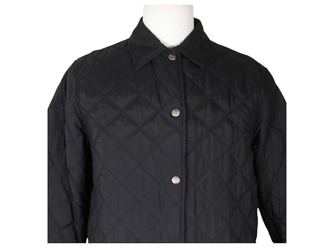 Abrigo de poliéster y nylon Salvatore Ferragamo Negro - vista 2