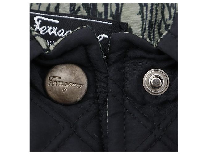 Abrigo de poliéster y nylon Salvatore Ferragamo Negro - vista 5