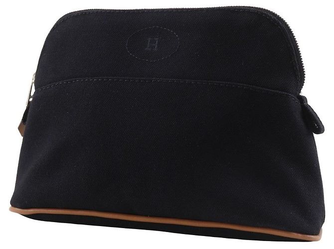 Hermès Hermes Bolide Pouch Mini Cotton Pouch Nero - vista 2