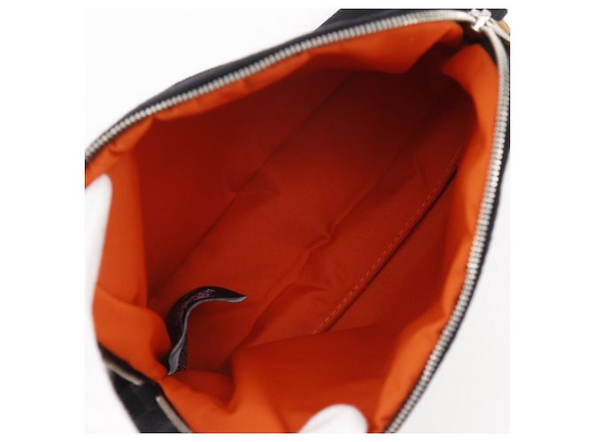 Hermès Hermes Bolide Pouch Mini Cotton Pouch Nero - vista 5