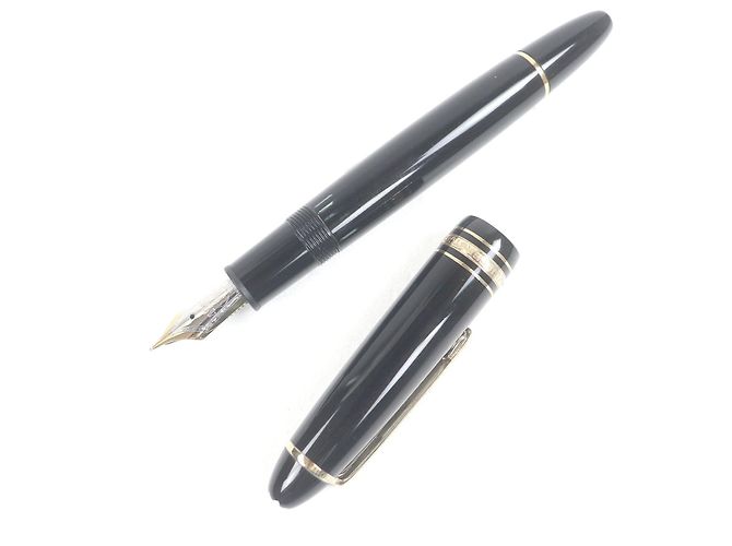 Montblanc Meisterstück 14K Füllfederhalter Schwarz - Ansicht 2