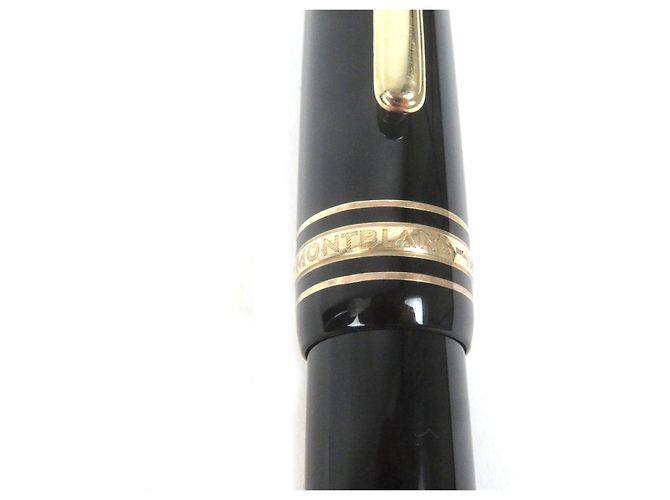 Montblanc Meisterstück 14K Füllfederhalter Schwarz - Ansicht 6