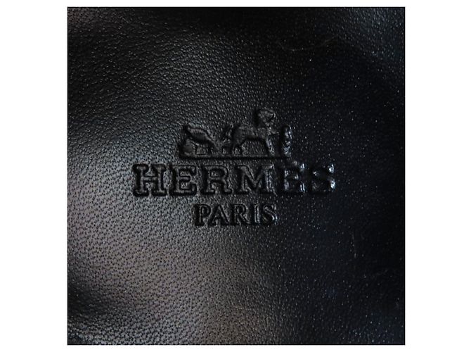 Hermès Botas curtas de couro Neo Kelly com fivela Preto - vista 10