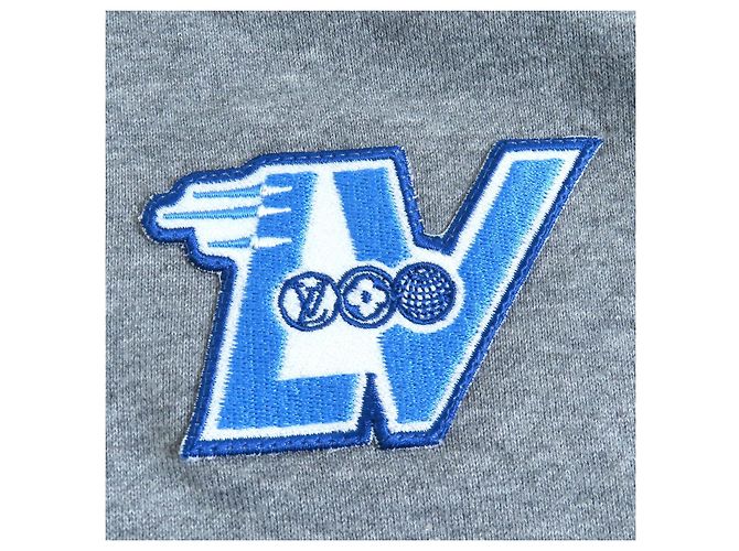 Louis Vuitton LV Flight Mode Cropped Hoodie Grau - Ansicht 6