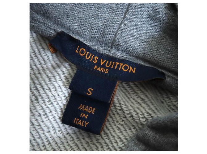 Louis Vuitton LV Flight Mode Cropped Hoodie Grau - Ansicht 8