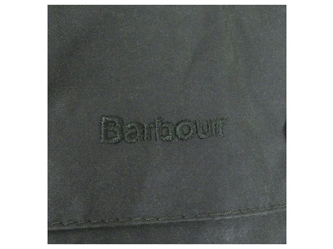 Autre Marque Barbour BORDER WAX JACKET Chaqueta de algodón encerado Verde Caqui - vista 6