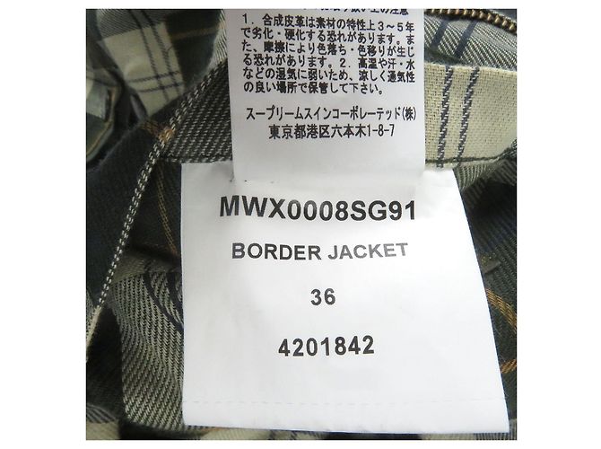 Autre Marque Barbour BORDER WAX JACKET Chaqueta de algodón encerado Verde Caqui - vista 9