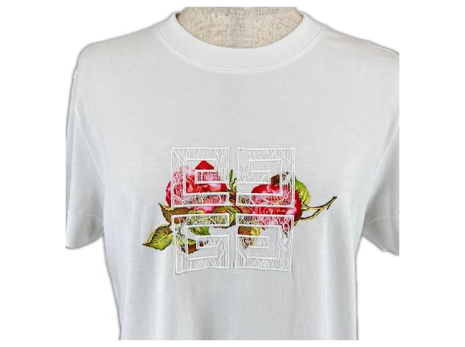 T-shirt in cotone Givenchy Bianco - vista 4