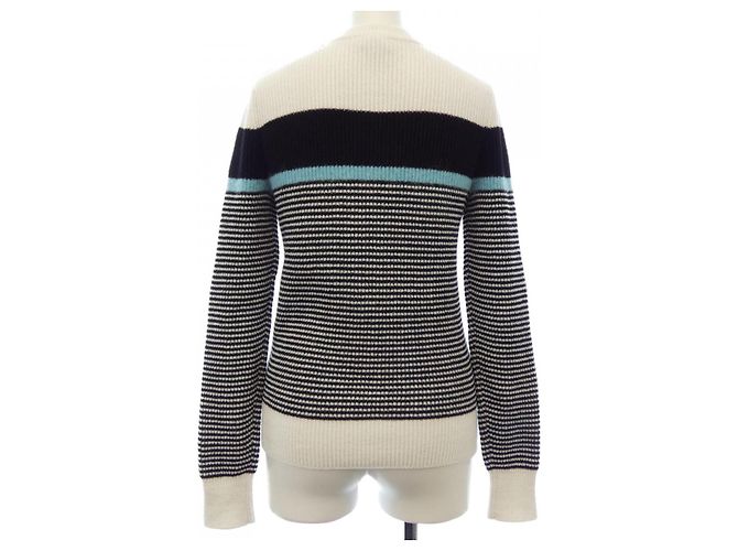 Top de punto Chanel Negro Blanco Azul - vista 2