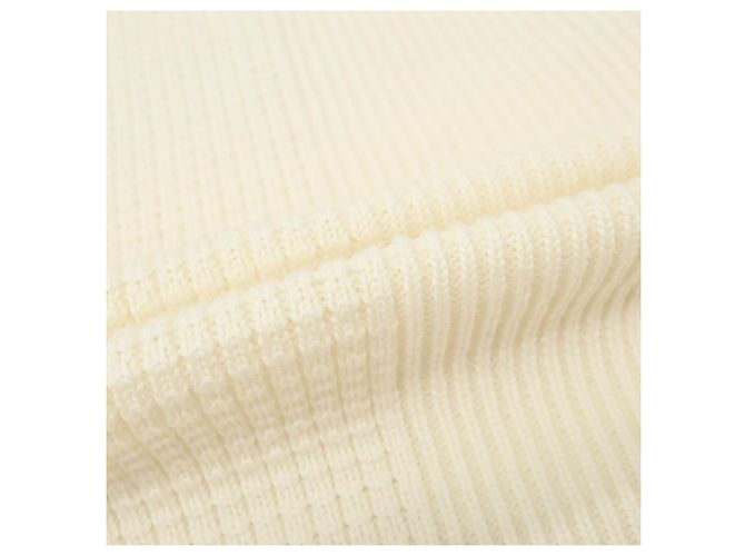 Autre Marque V::loom Wollpullover mit Rundhalsausschnitt Beige Roh - Ansicht 6