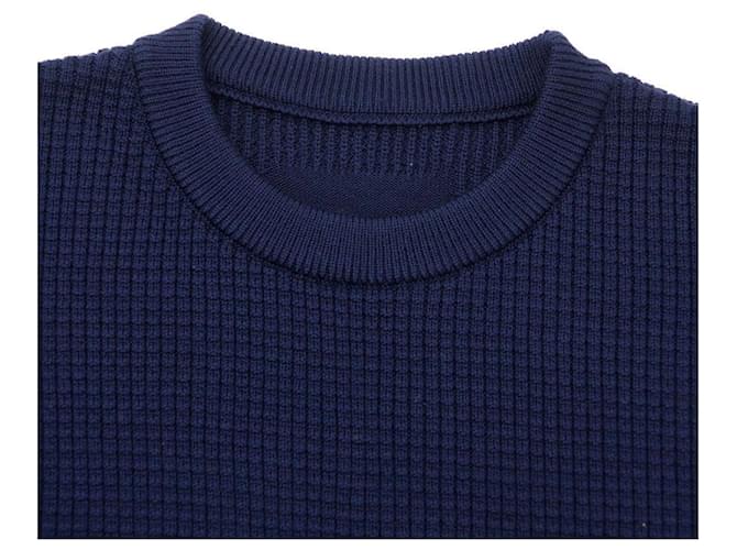 Autre Marque V::loom Wollstrickpullover Blau Marineblau - Ansicht 3