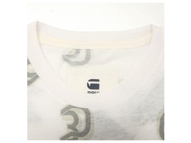 Autre Marque Camiseta de algodón y poliéster G-Star RAW Blanco - vista 3