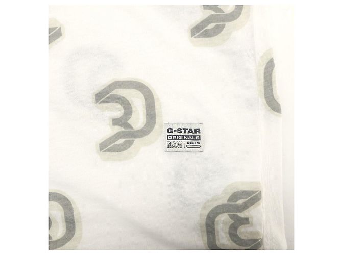 Autre Marque Camiseta de algodón y poliéster G-Star RAW Blanco - vista 4