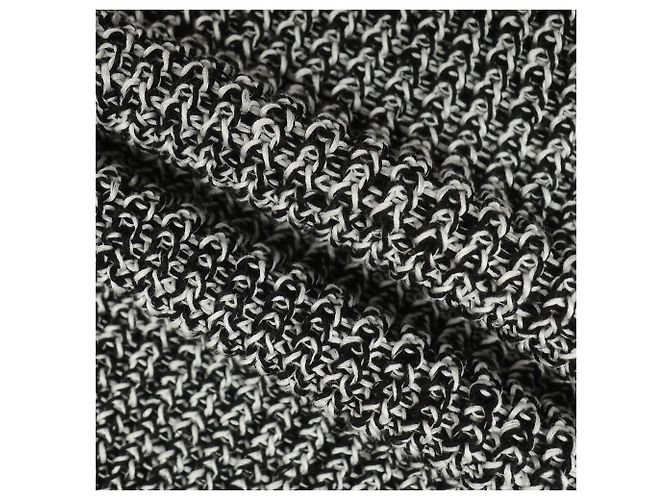 Autre Marque Roberto Collina Baumwollstrickpullover Schwarz Weiß Grün - Ansicht 4
