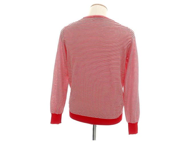 Autre Marque Jersey de punto de algodón a rayas TOMORROWLAND Blanco Roja - vista 2