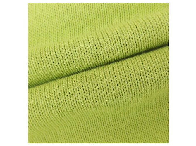 Vestido de punto de algodón Issey Miyake Verde Verde claro - vista 4
