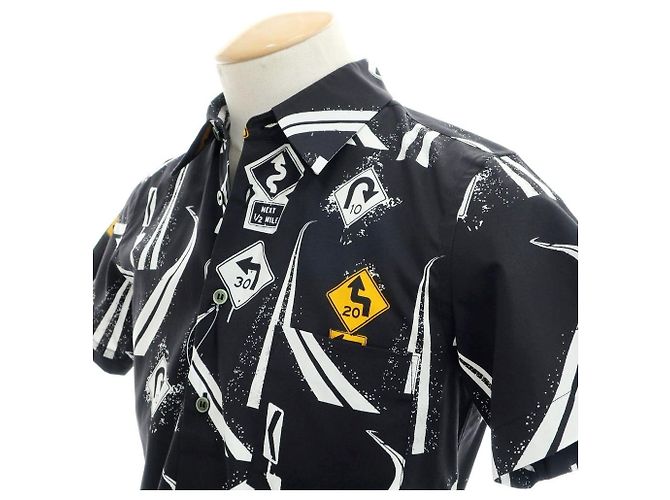 Autre Marque Camicia a maniche corte in cotone BLACK COMME des GARCONS Nero - vista 2