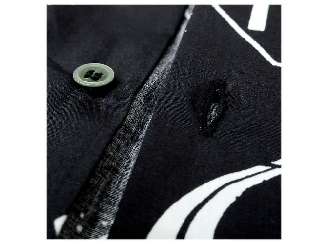 Autre Marque Camicia a maniche corte in cotone BLACK COMME des GARCONS Nero - vista 5