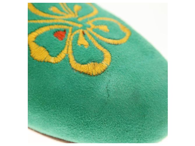 Autre Marque Mocassino in scamosciato Polpetta Verde - vista 10