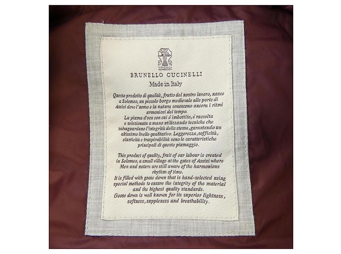 Autre Marque Chaleco de plumón Brunello Cucinelli Gris - vista 5
