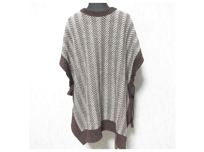 Autre Marque Gilet in maglia PUBLIC TOKYO Marrone - vista 2