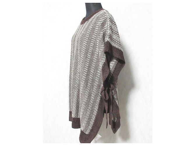 Autre Marque Gilet in maglia PUBLIC TOKYO Marrone - vista 3