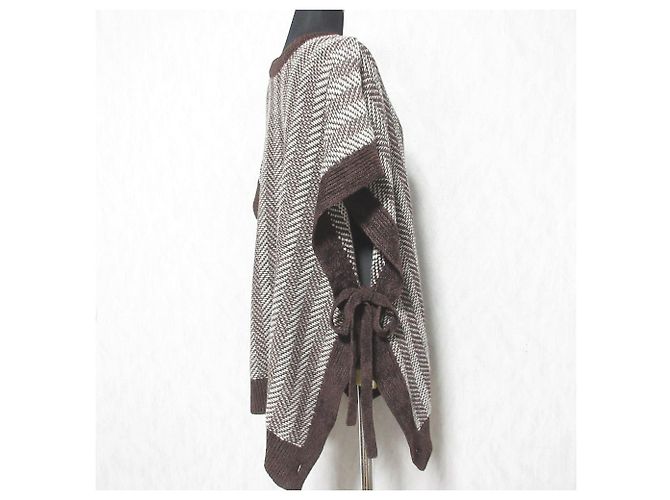 Autre Marque Gilet in maglia PUBLIC TOKYO Marrone - vista 4