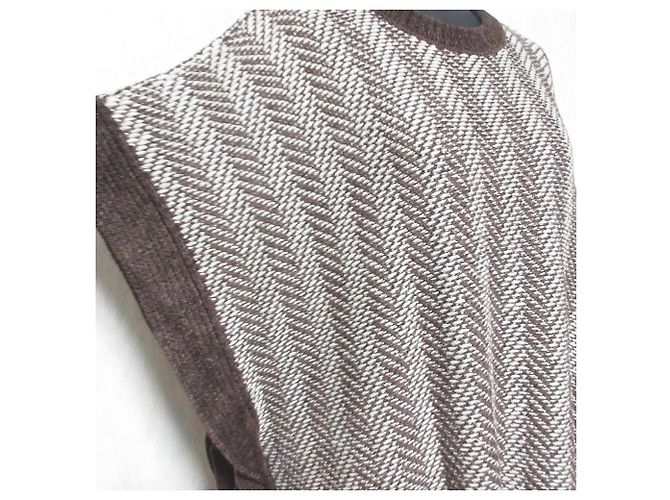 Autre Marque Gilet in maglia PUBLIC TOKYO Marrone - vista 5