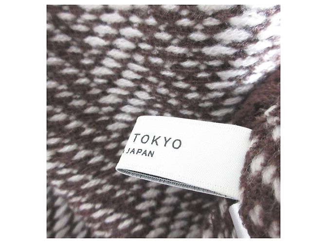 Autre Marque Gilet in maglia PUBLIC TOKYO Marrone - vista 7