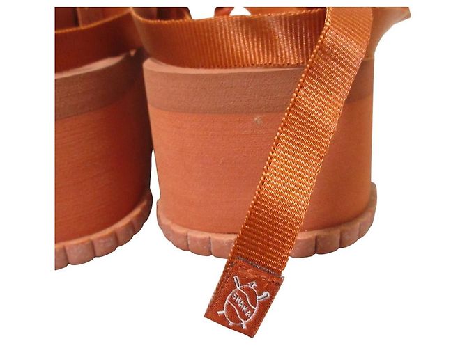 Autre Marque Sandálias de plataforma Shaka Nadal Laranja - vista 7
