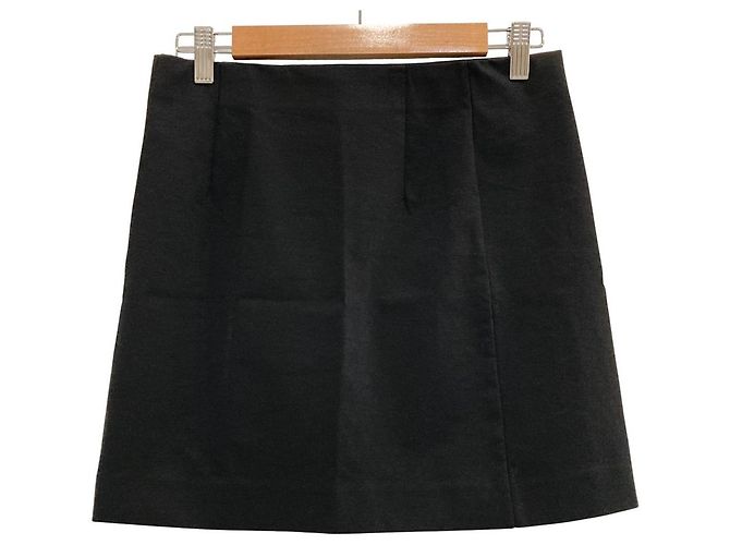 Autre Marque Falda LE PHIL Stretch Ponte Negro - vista 2