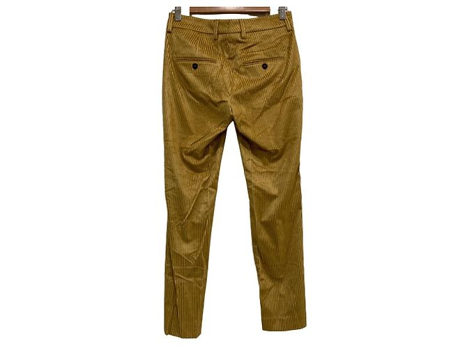 Autre Marque Pantalones de pana Incotex Amarillo - vista 2