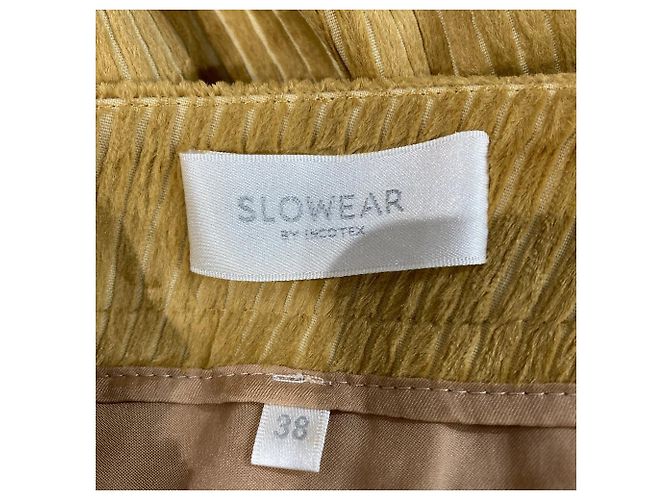 Autre Marque Pantalones de pana Incotex Amarillo - vista 4