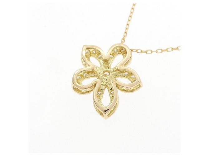 Autre Marque Collana Fiore in Diamanti Au750 D'oro - vista 4