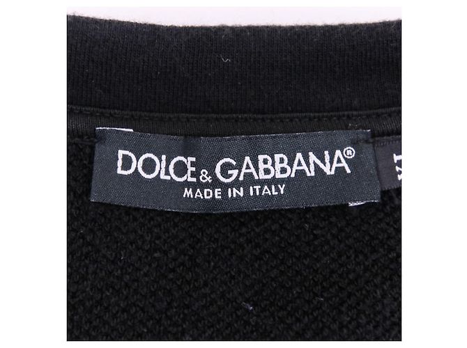 Dolce & Gabbana Sweatshirt cropped com logo DG Dolce&Gabbana Preto - vista 13