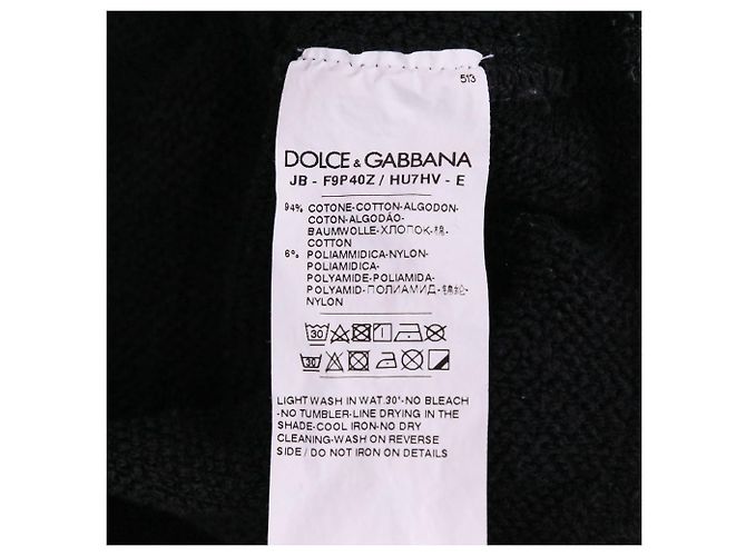Dolce & Gabbana Sweatshirt cropped com logo DG Dolce&Gabbana Preto - vista 15