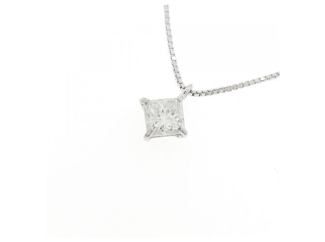 Autre Marque Collana in oro bianco Au750 e diamanti Argento - vista 3