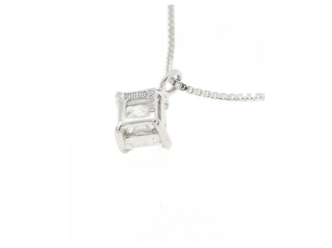 Autre Marque Collana in oro bianco Au750 e diamanti Argento - vista 4