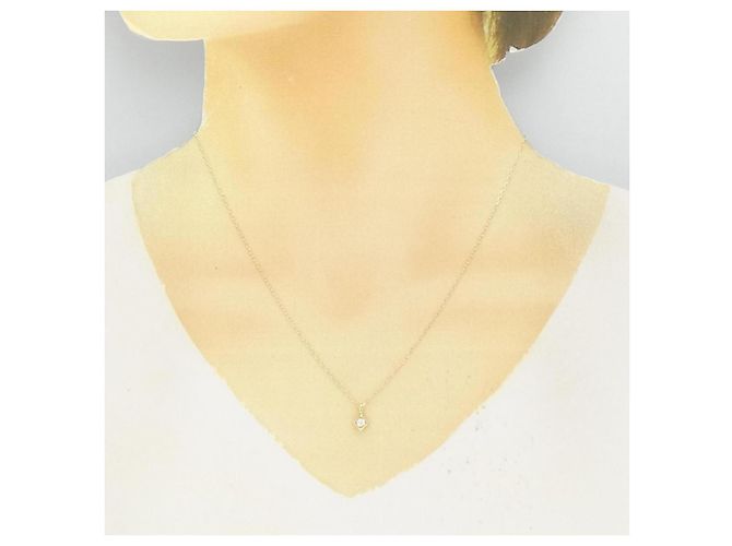 Autre Marque Collana con Diamanti Au750 D'oro - vista 6