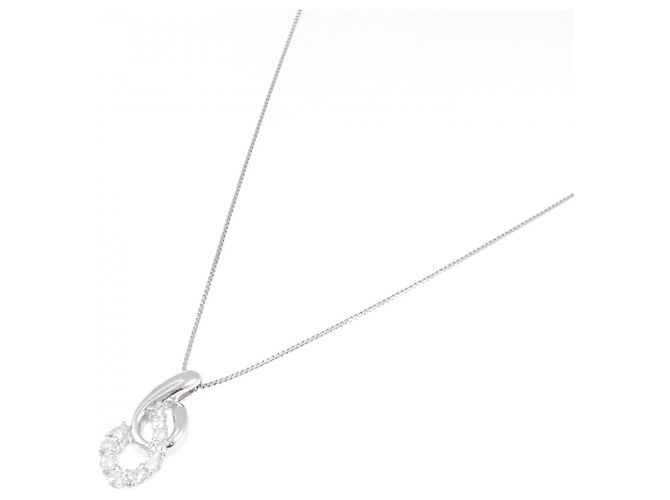 Autre Marque Collana di Diamanti PT900 PT850 Argento - vista 2