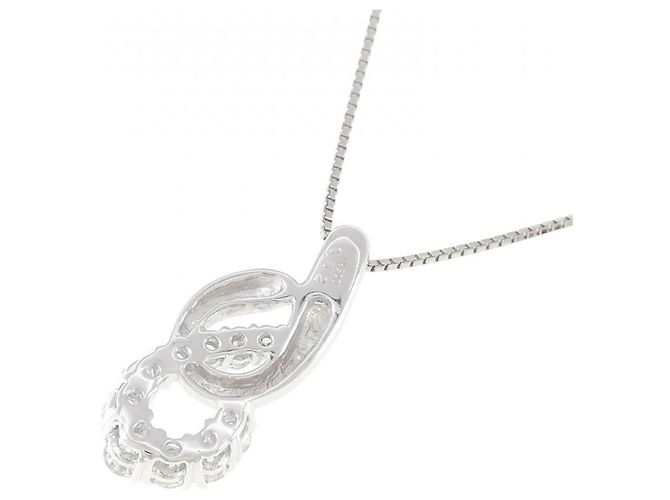 Autre Marque Collana di Diamanti PT900 PT850 Argento - vista 4