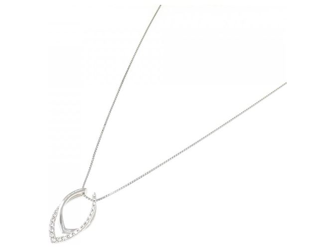 Autre Marque Collana di Diamanti PT900 PT850 Argento - vista 2