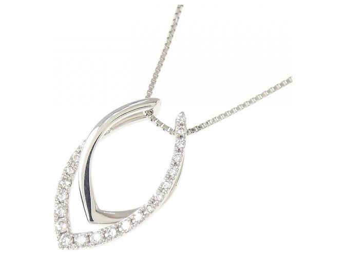 Autre Marque Collana di Diamanti PT900 PT850 Argento - vista 3