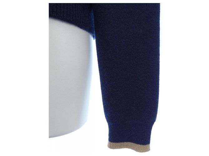 Cárdigan de cachemira Chanel Azul Azul marino - vista 7