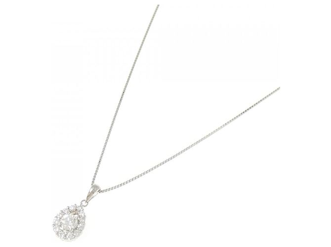Autre Marque Collana in platino e diamanti Argento - vista 2