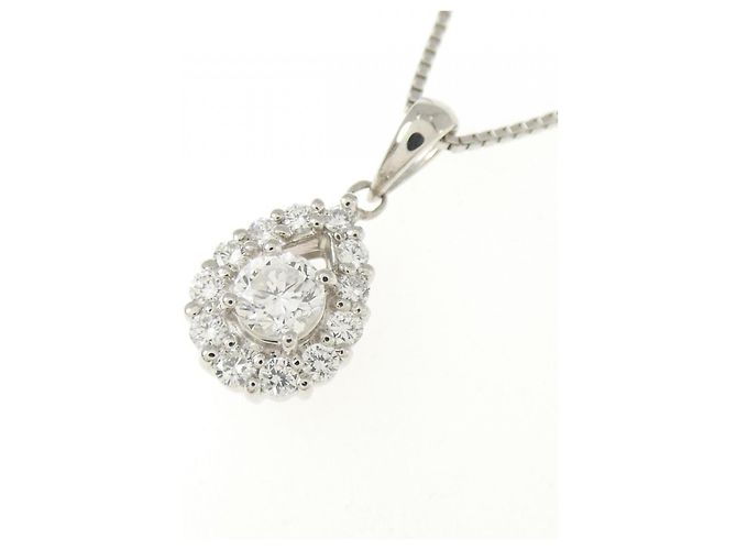 Autre Marque Collana in platino e diamanti Argento - vista 3